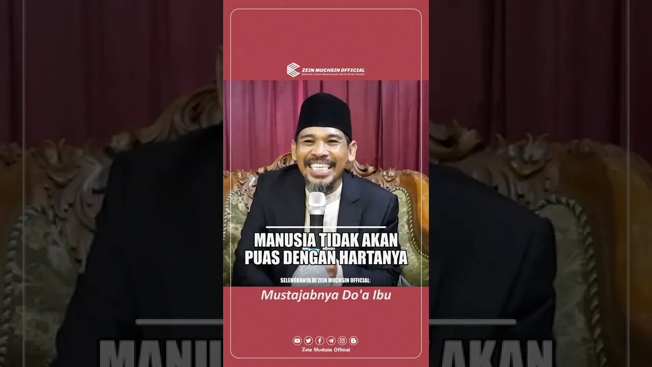 Manusia Tidak Akan Pernah Puas Dengan Hartanya