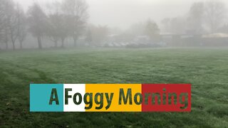 A foggy morning in London