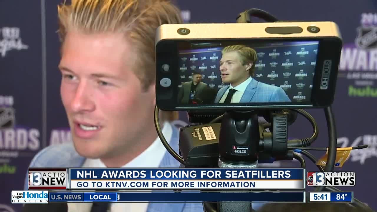Want to go to the NHL Awards? They are looking for seatfillers