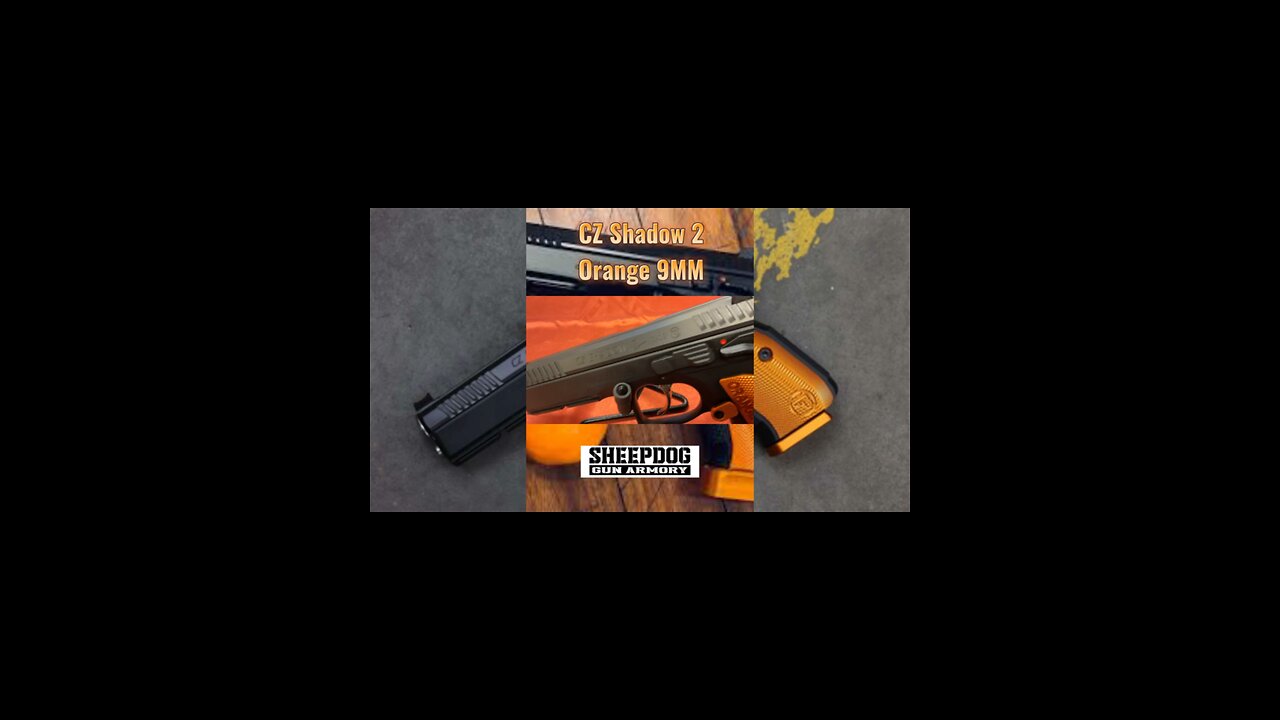 CZ ‘Shadow 2’ (Orange) 4.89” barrel 9mm 17rd capacity