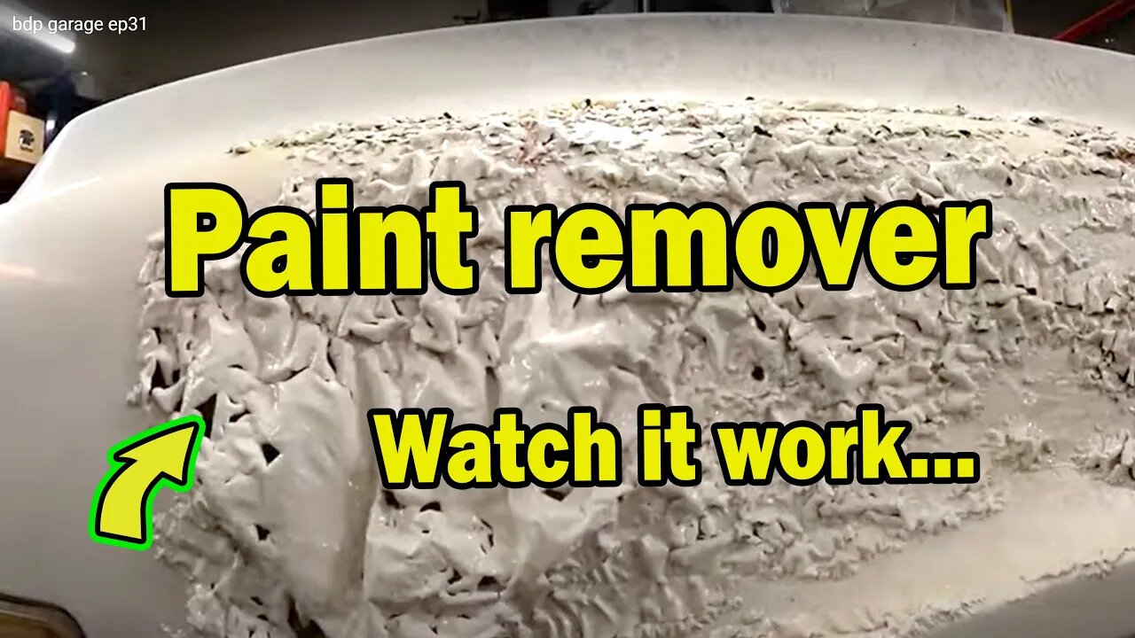 Aircraft Ultra paint remover - Watch it work! bdp garage ep32