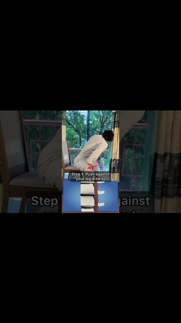 Fix Your Stiff Back Now (1 Minute Exercise)