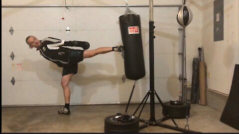 Heavy bag workout 10