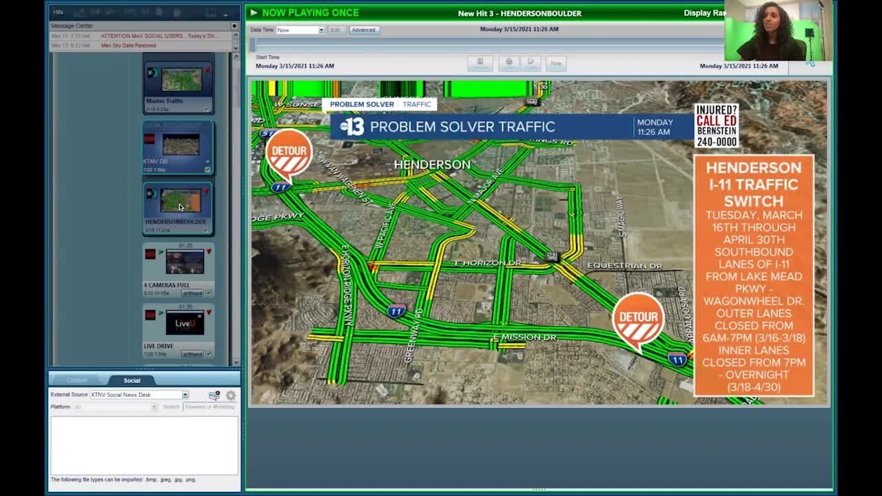Interstate 11 construction to impact traffic until May