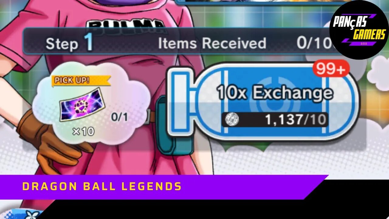 PEGANDO TICKET's DO BANNER POWERFUL OPPONENT COM HOI POI - DRAGON BALL LEGENDS PANÇAS GAMERS