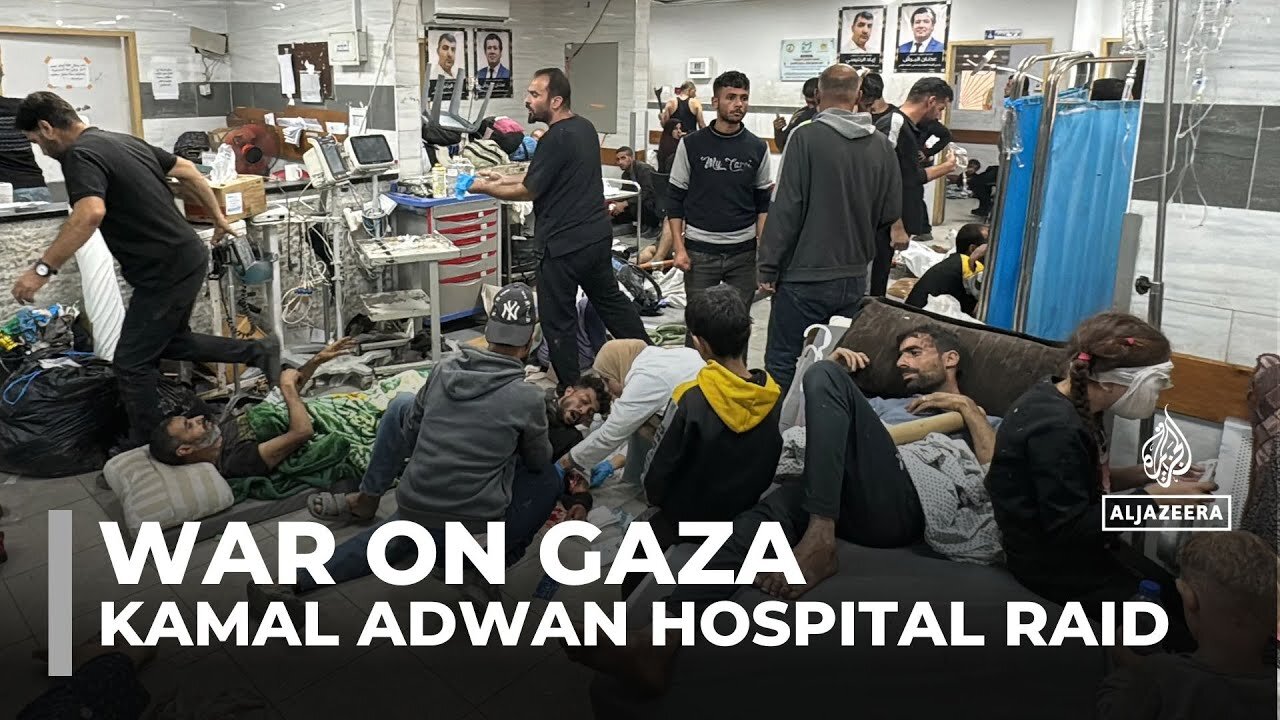 Israeli forces leave trail of destruction at Kamal Adwan Hospital