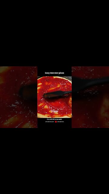 EASY BLENDER PIZZA #vilmakitchen