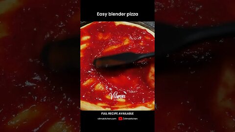 EASY BLENDER PIZZA #vilmakitchen