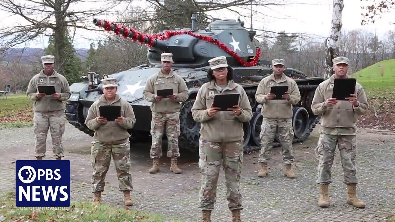 WATCH: Nine years of U.S. Military members singing holiday classics