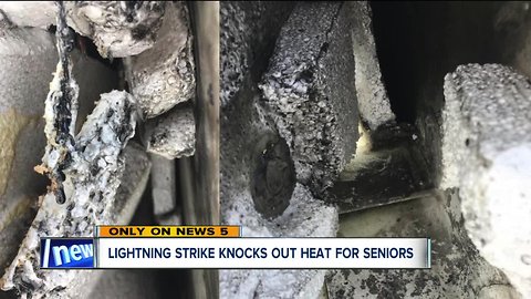Seniors at Stone Ridge Village waiting for heat to be restored six weeks after lightning strike