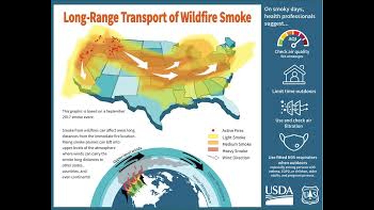 Wildfire Smoke Alert: Protect Your Health #AirQualityMatters #LungCancerRisk