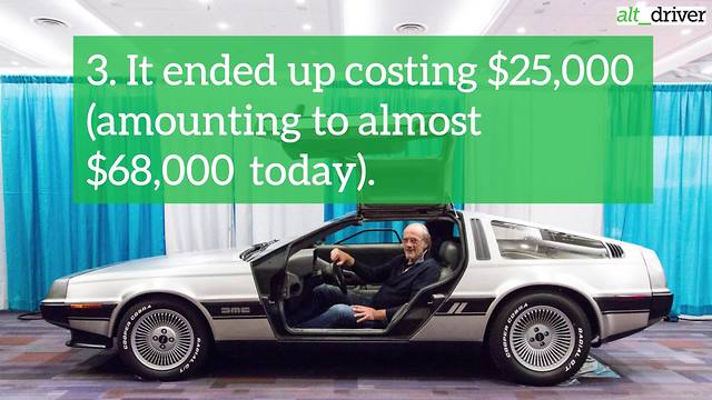 Fast Facts on the DeLorean DMC-12 | Alt Driver