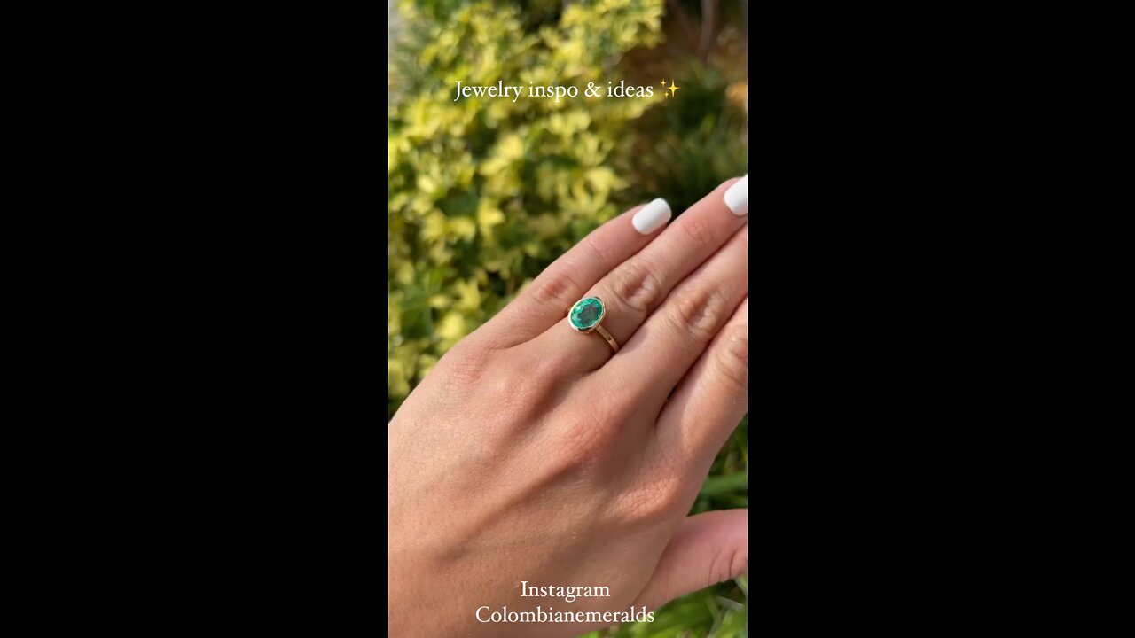 Beautiful trendy Colombian emerald jewelry inspo and ideas for sale