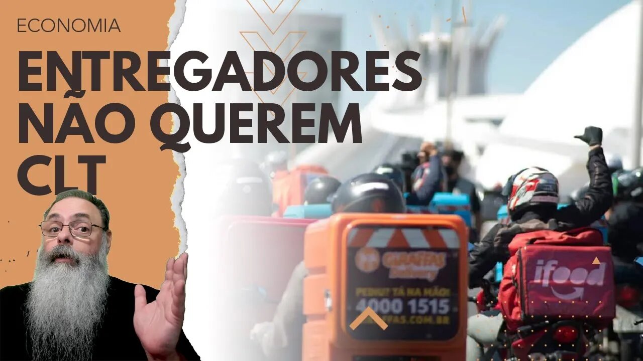 ENTREGADORES por APPLICATIVO não caem na LOROTA e NÃO QUEREM CLT, mas LULA quer REGULAMENTAR e TAXAR
