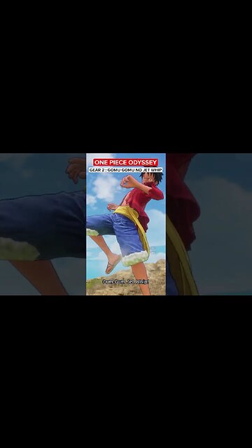 GEAR 2 : GOMU GOMU NO JET WHIP - ONE PIECE ODYSSEY | Monkey D. Luffy | [4K 60FPS] #shorts