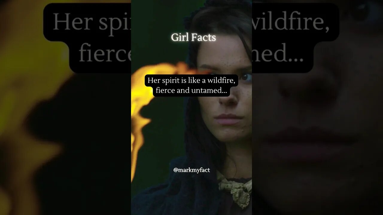 Her spirit is like a wildfire, fierce and untamed... #psychologyfacts #shorts #subscribe