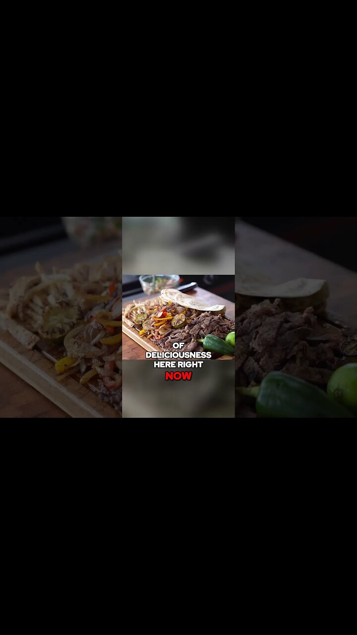 Chicken And Steak Fajitas On The Blackstone Gridde #blackstonegriddle #hungryhussey