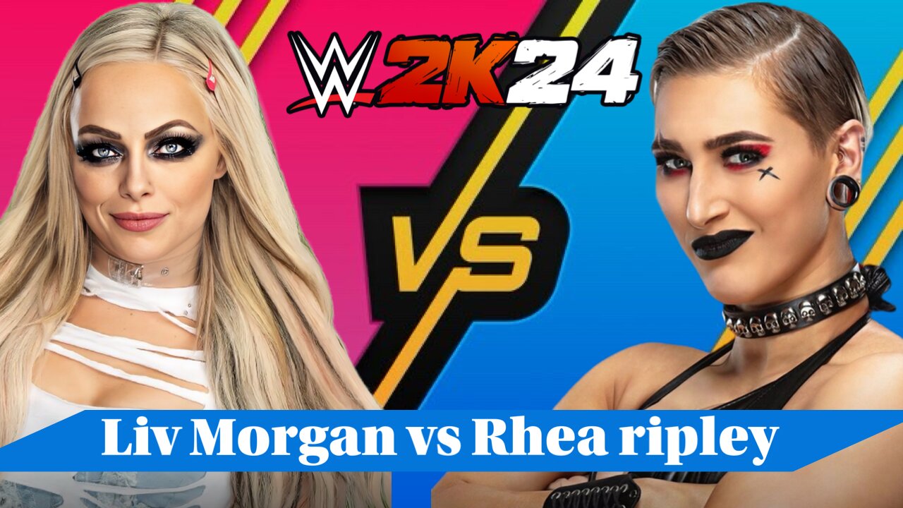 WWE 2K24 - Liv Morgan vs Rhea ripley Women's World Championship