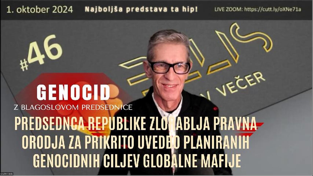 #46. Torkov Večer - GENOCID NAD DRŽAVLJANI Z BLAGOSLOVOM PREDSEDNICE DRŽAVE IZVAJALCEM AGENDE 2030