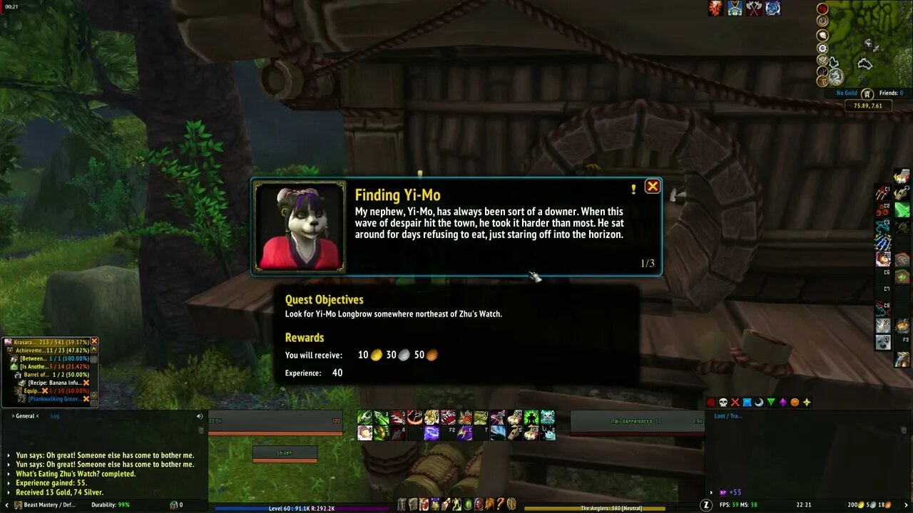 Finding Yi-Mo World of Warcraft Mists of Pandaria