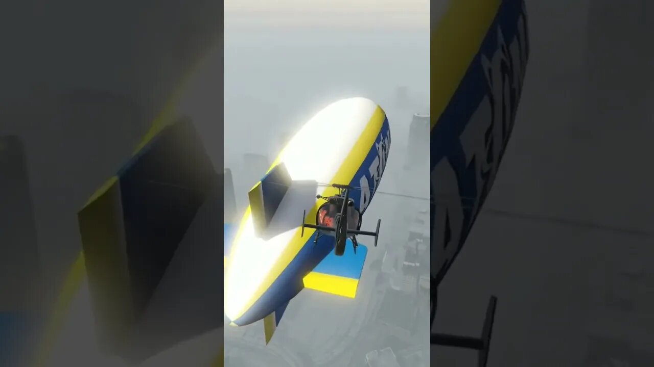 Quem vence? Helicóptero versus Dirigível