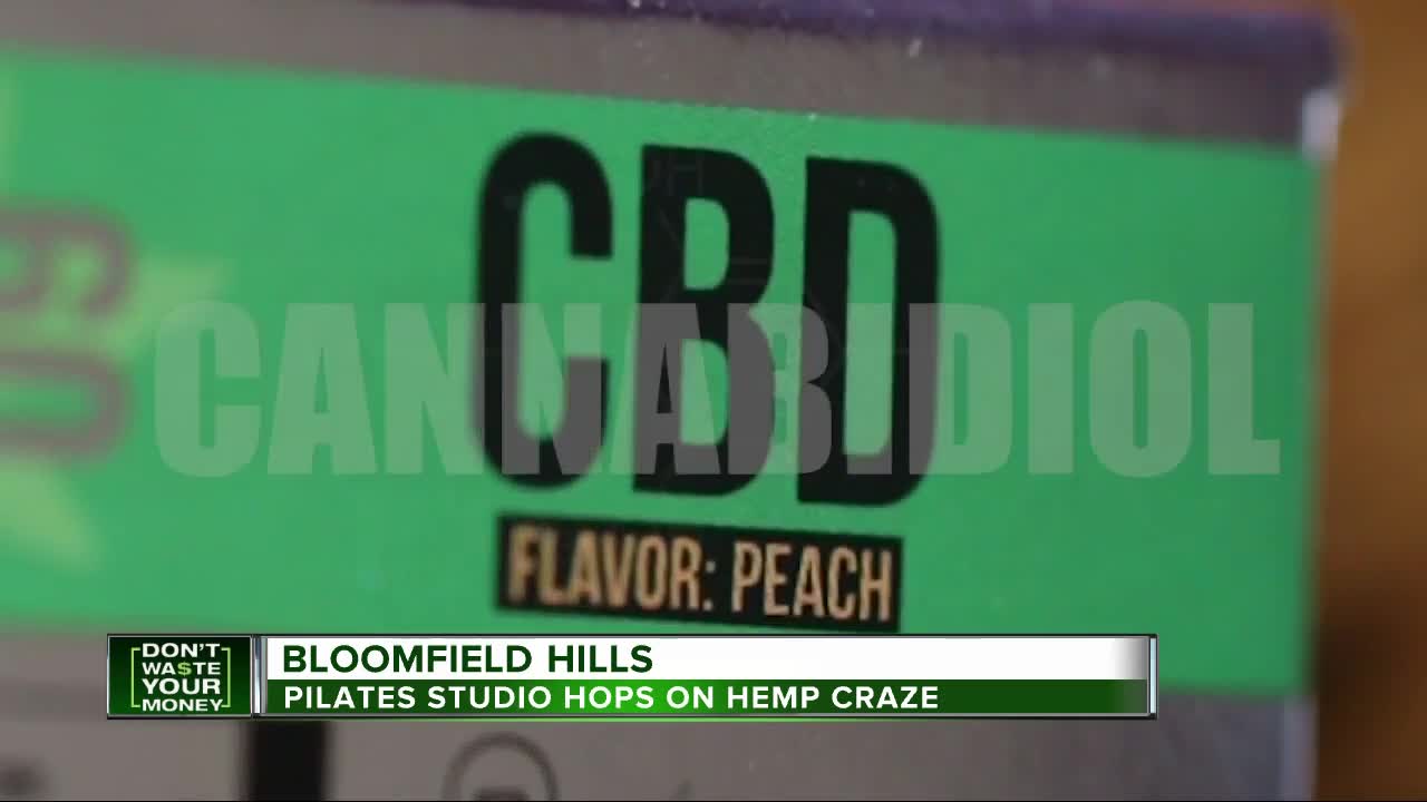 Pilates studio hops on hemp craze