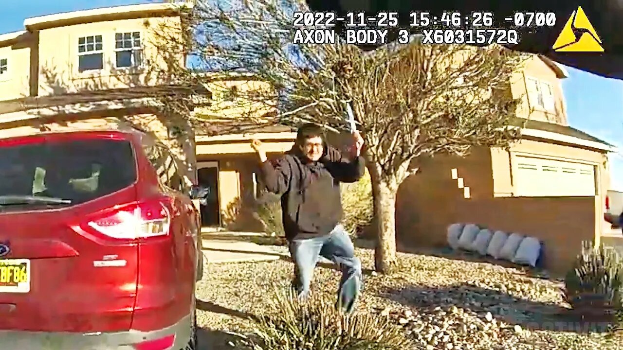 Albuquerque Police Officers Shoot Man Holding Two Knives Following a Family Fight