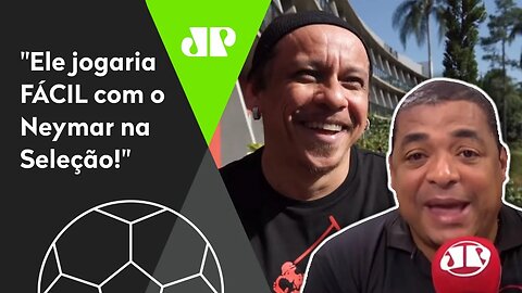 "Se esse cara jogasse hoje..." Vampeta SURPREENDE ao exaltar EX-RIVAL!