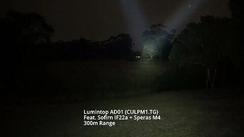 Flashlight Beamshots: Lumintop AD01