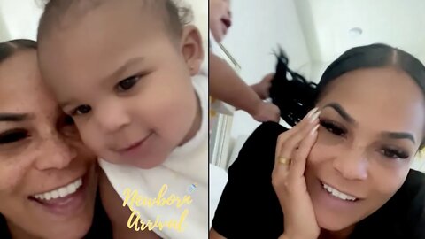 Chad Ochocinco & Sharelle Rosado's Daughter Serenity Pulls Mommy's Hair! 💁🏾‍♀️