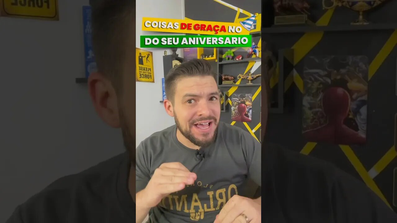 Coisas que são de graça no mês do seu aniversário #educaçãofinanceira