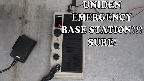 Uniden Emergency Radio. The most unusual radio I've ever seen.