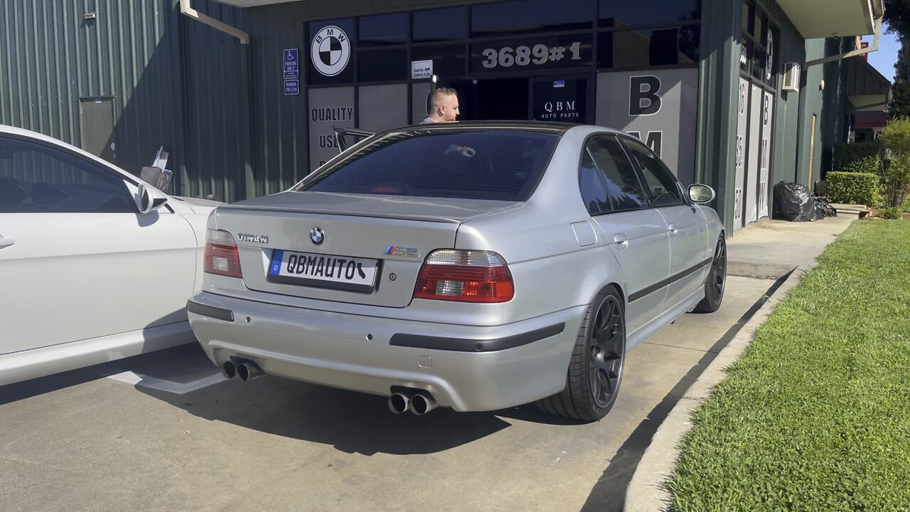 E39 m5 dinan s2 exhuast sound