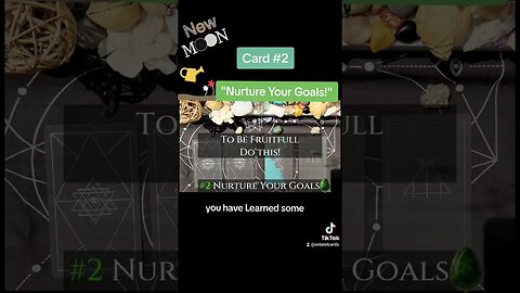 🎴Card #2 "Nurture Your Goals to be FruitFULL!" #pickacard #tarotreading #shorts