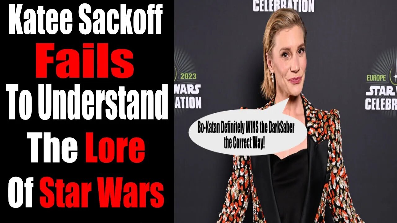 Bo-Katan WINS the Darksaber the Correct Way?!? | Katee Sackhoff BELIEVES So!