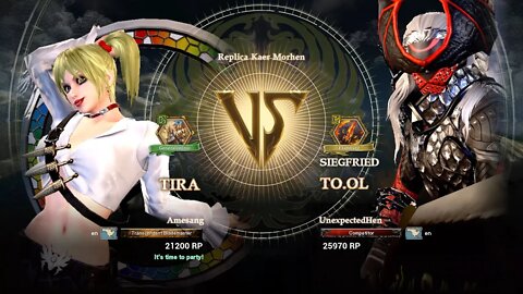 Tira (Amesang) VS To.ol (UnexpectedHen) (SoulCalibur™ VI: Online)