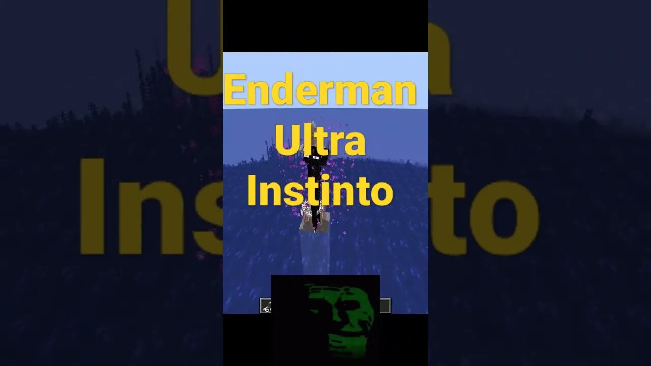 Enderman ultra instinto #shorts #minecraft #