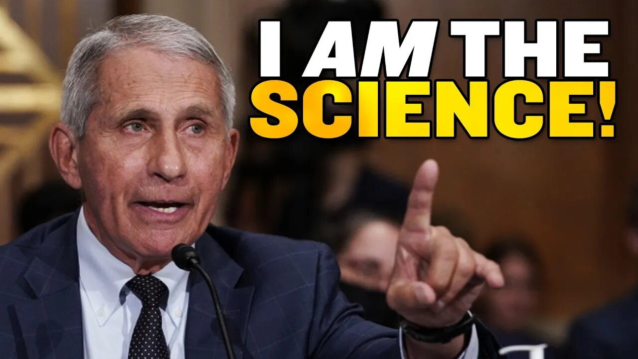 Fauci is SHUTTING DOWN Scientific Debate