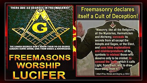 The Devils Underground Freemasonry & Illuminati's Role In The Great Culling Of Humanity!