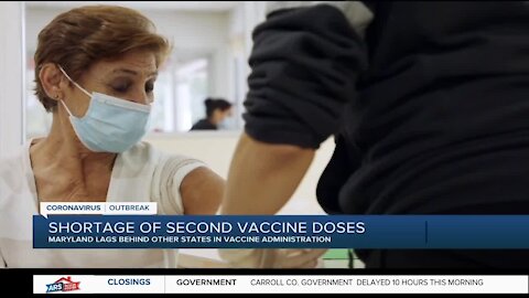 Shortage of second vaccine doses