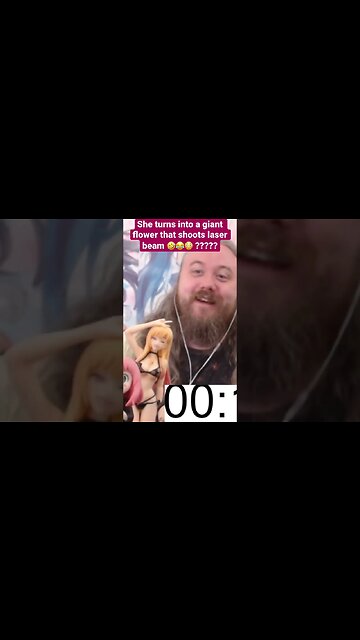 She Turns into a GIANT FLOWER with 2 heads 2 genders that shoots Lighting Laser #shorts #anime