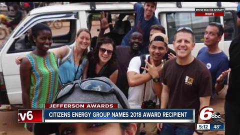 Olivia Hawbaker, 2018 Citizens Energy Group Jefferson Award Winner