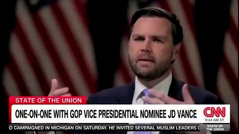 In an interview on CNN, GOP vice presidential candidate JD Vance blasted anchor Jake