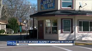 Kenosha double murder suspect appears in court