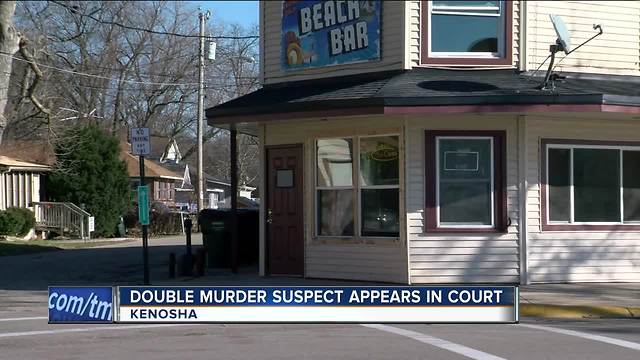 Kenosha double murder suspect appears in court