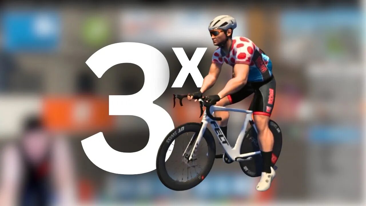 3 Zwift Races... 3 KOM Jerseys?