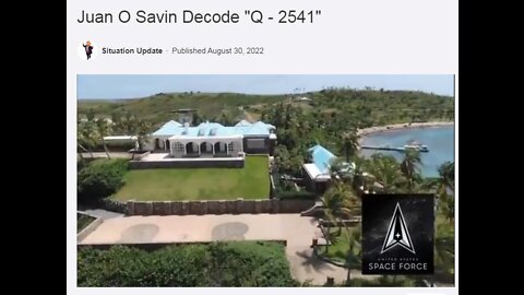 Juan O Savin Decode "Q - 2541"