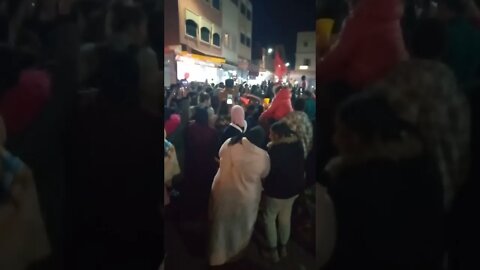 احتفالات اهالي جبال اطس بفوز المنتخب المغربي الشقيق 🇪🇬♥️🇲🇦