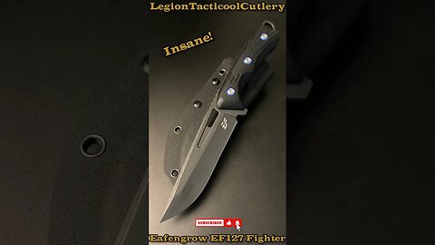 Eafengrow EF 127 fighter! #22aday #knife #22adaynomore #bushcraft #edccarry #pocketknife
