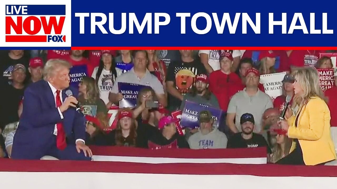 SITDOWN: Trump holds townhall rally in battleground Michigan